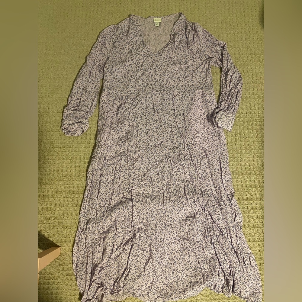 A new day lavender midi dress worn once size S, runs tall